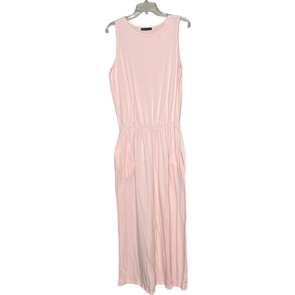 C.O.Z.Y Tank Split Pockets Maxi Dress - Picture 1 of 7